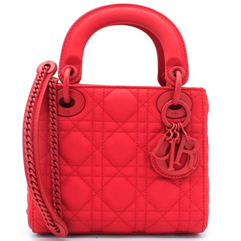 red lady dior mini